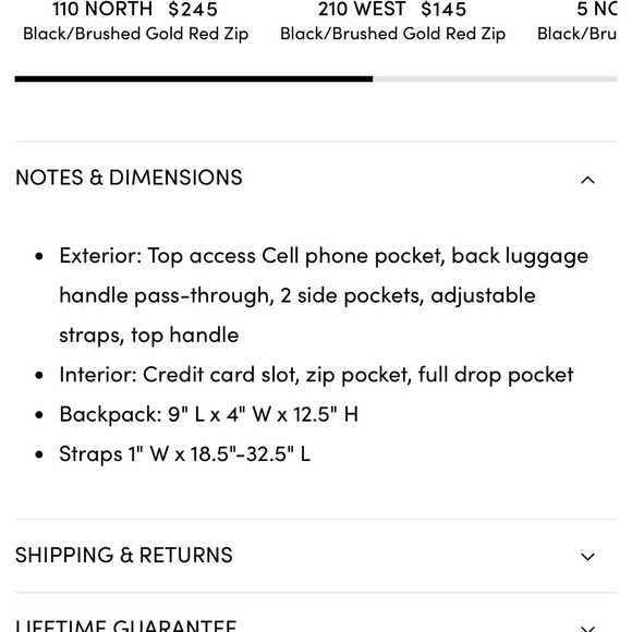 Hammitt Blue Leather Backpack with Studded Design - Picture 4 of 4